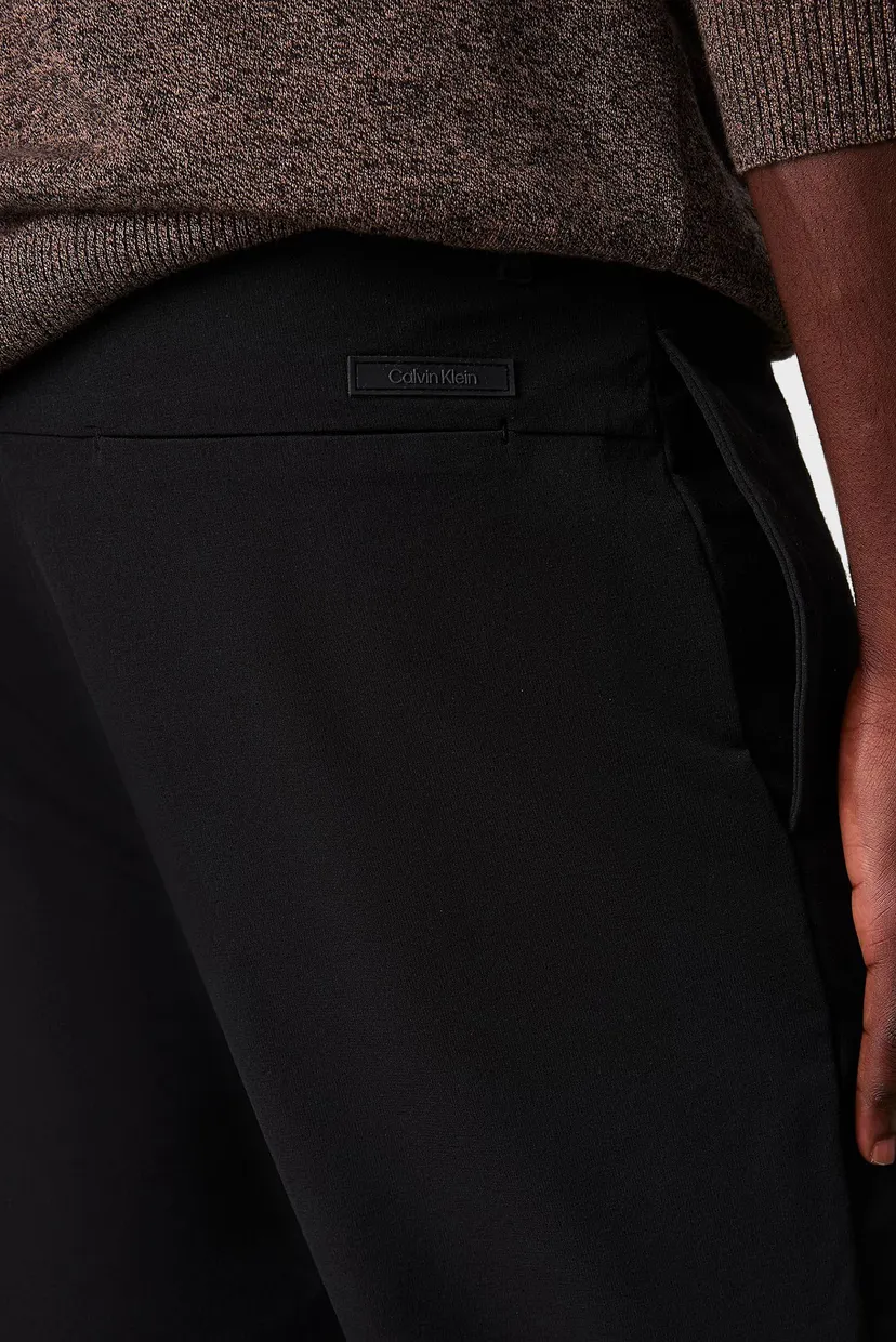 Чоловічі чорні брюки 4WAY STRETCH SLIM TAPERED 4
