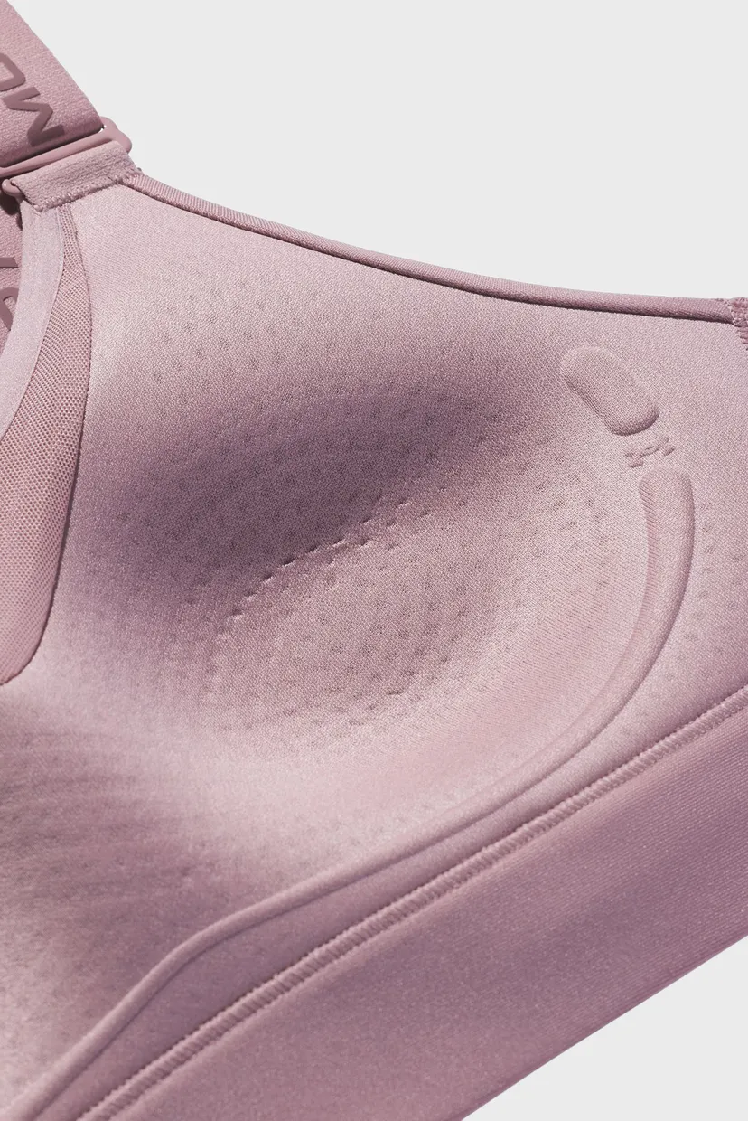 Жіночий пудровий топ UA Infinity High 2.0 Bra 6