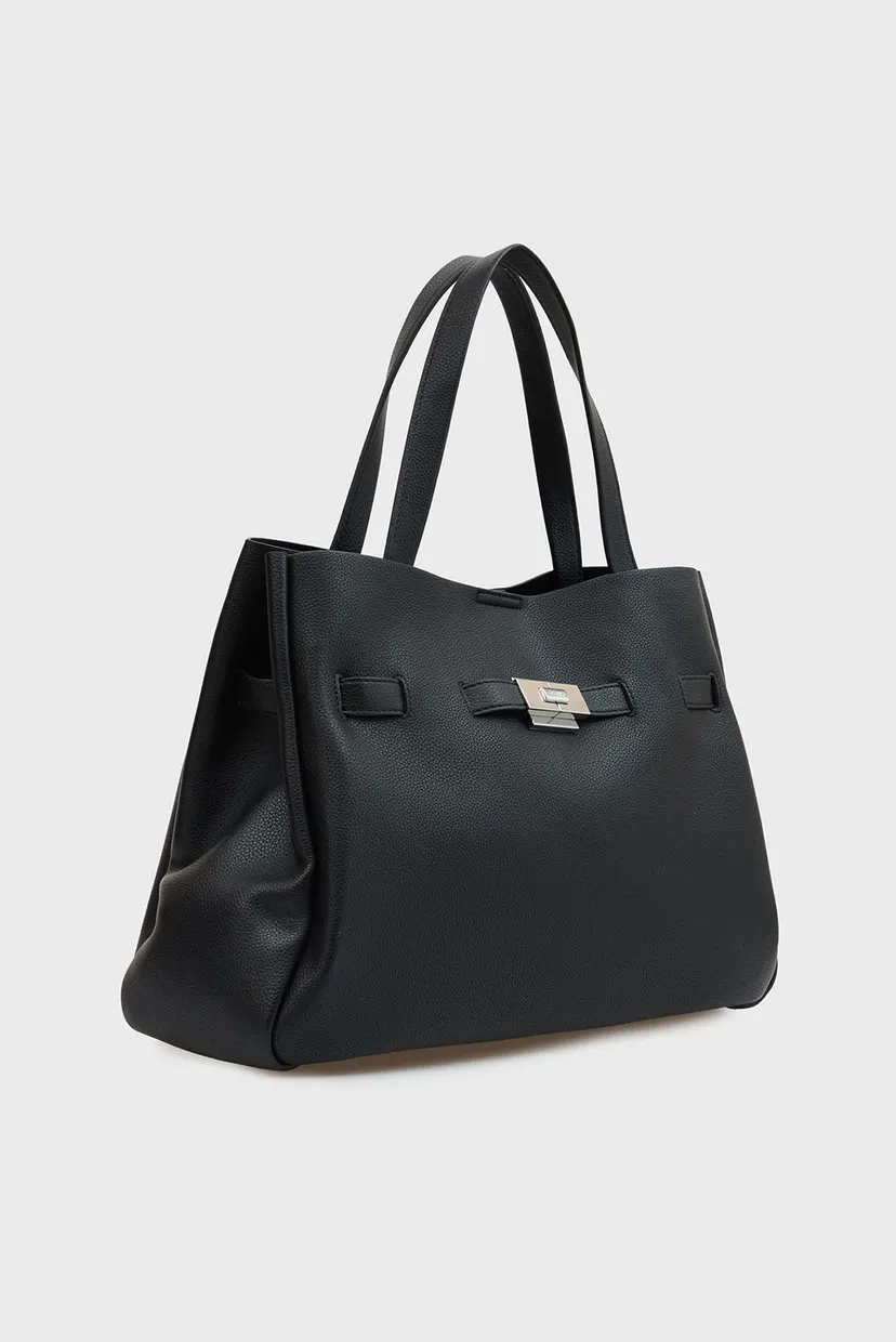 Женская черная сумка SATCHEL 3