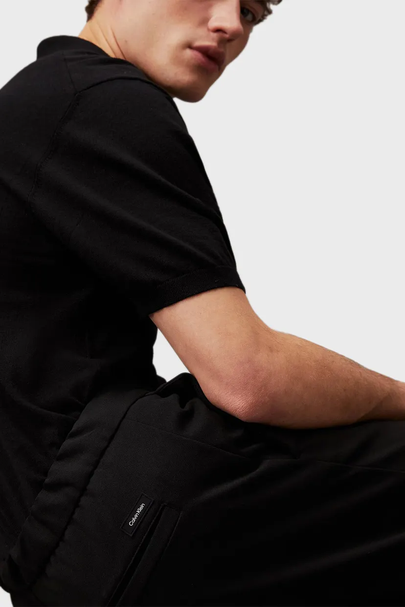 Чоловічі чорні брюки COMFORT KNIT TAPERED 4