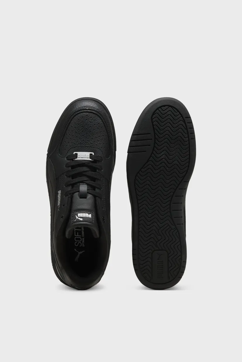 Черные кожаные сникерсы Caven III Plus Sneakers Unisex 4