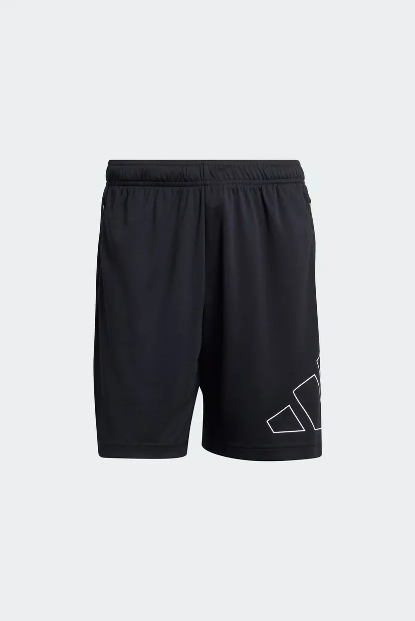 Чоловічі чорні шорти WORKOUT ESSENTIALS BASE PIQUE BIG LOGO 6