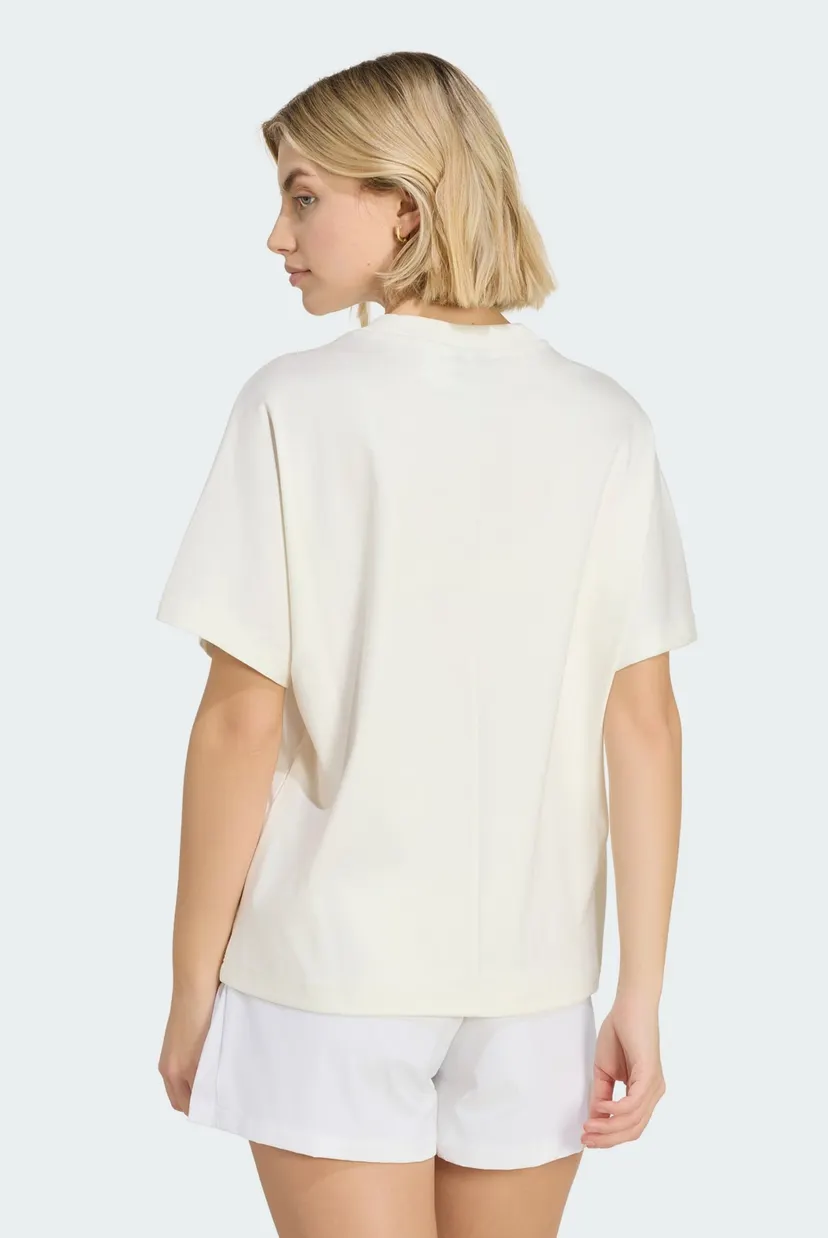 Жіноча біла футболка SOFT LUX LOOSE 3