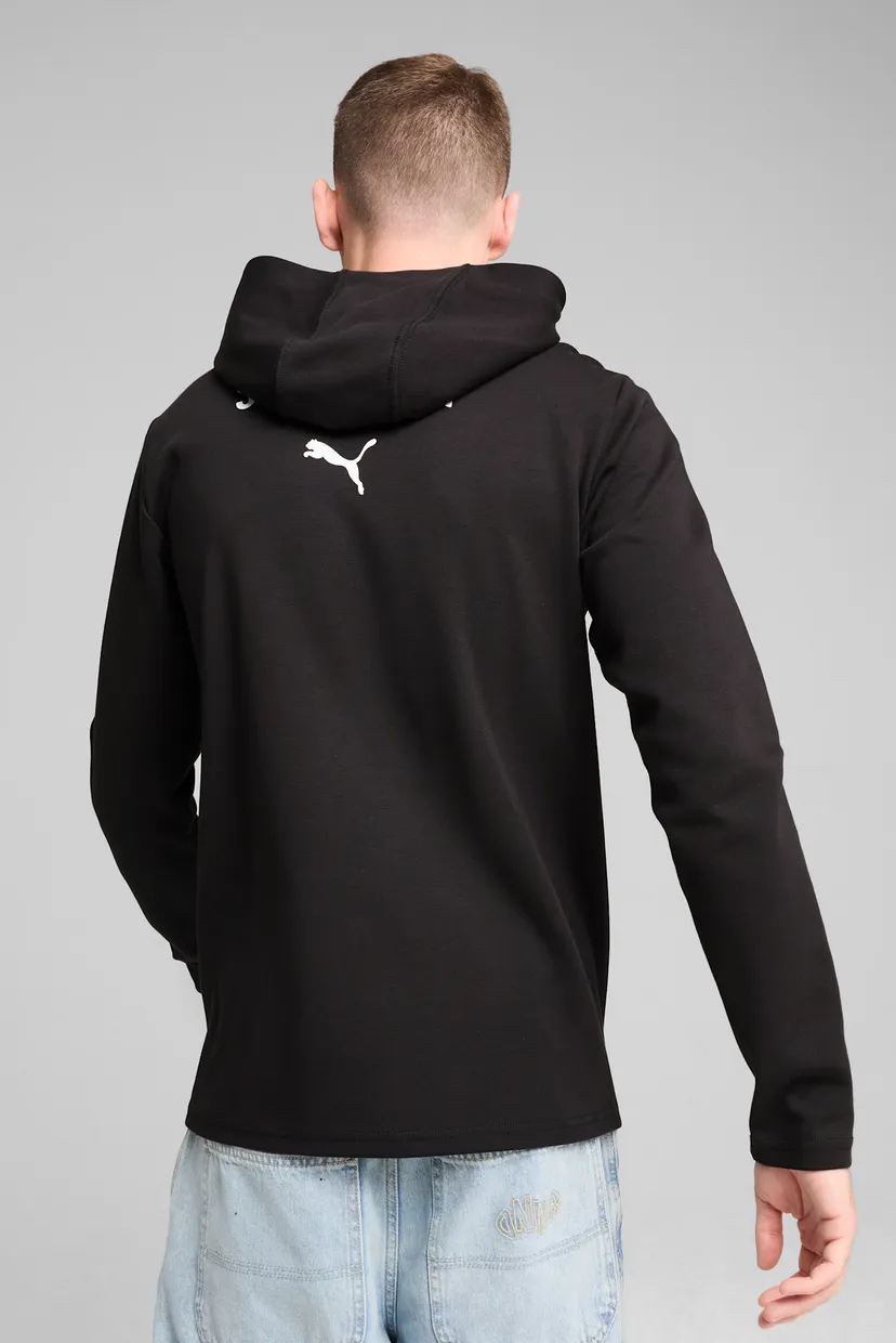 Мужская черная куртка FC Shakhtar Donetsk Casuals Hooded Jacket
