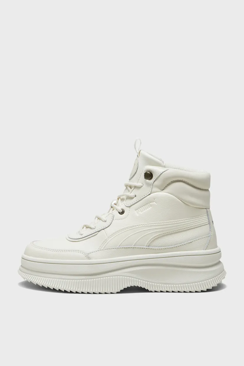 Жіночі білі шкіряні хайтопи Mayra Women’s Sneakers 3