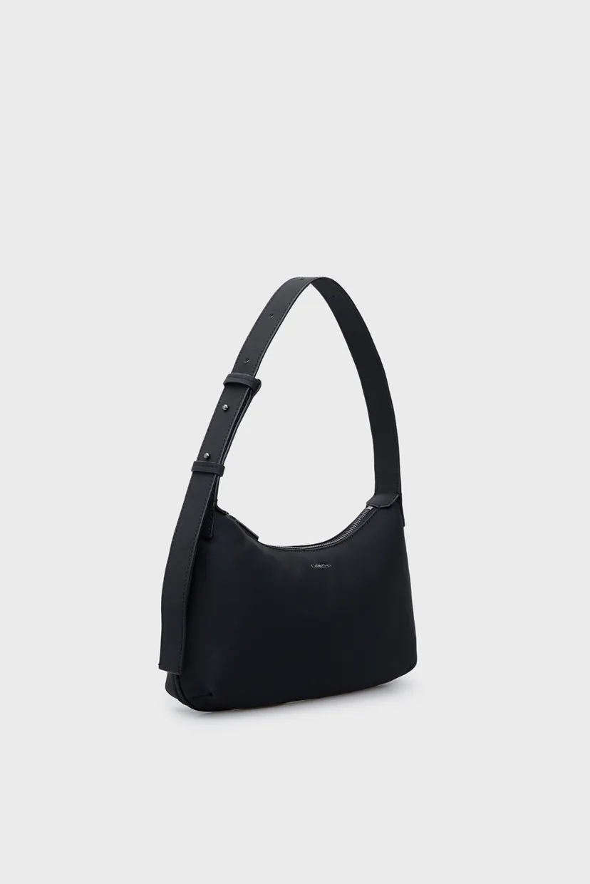 Жіноча чорна сумка CALVIN SOFT SHOULDER BAG 3
