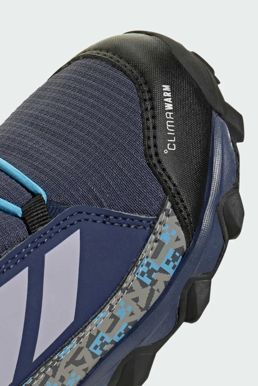 Детские темно-синие ботинки Adidas Minecraft Terrex Snow CF CLIMAWARM Winter Kids 9