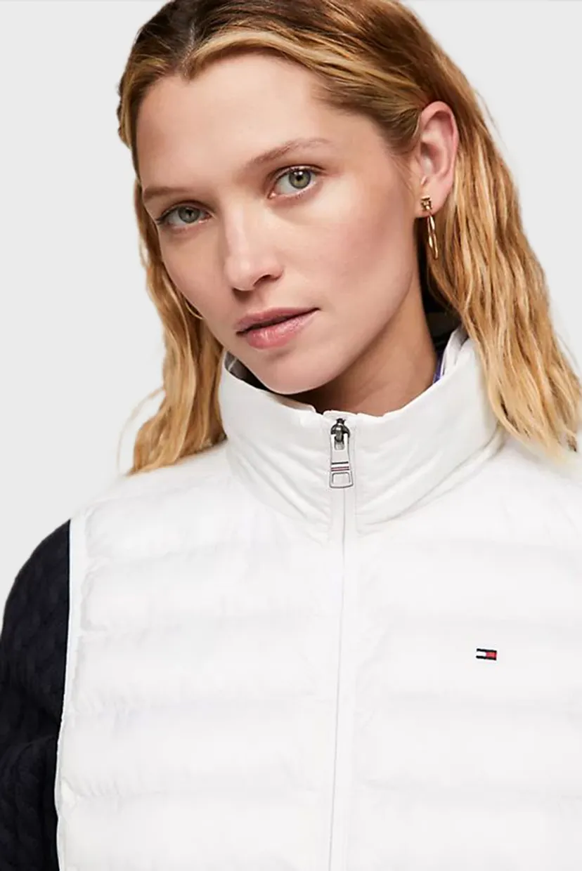 Жіночий білий жилет LW PADDED GLOBAL STRIPE 5