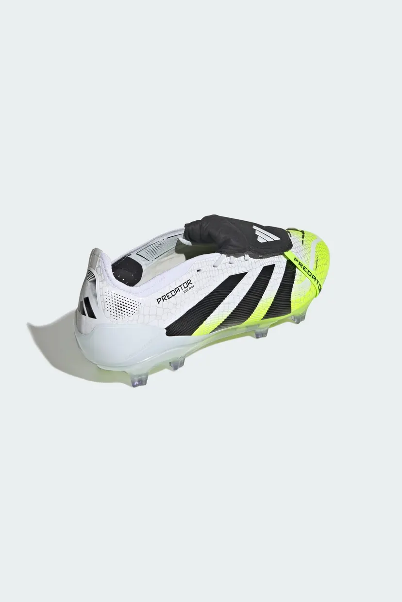 Белые бутсы Predator Elite Fold-Over Tongue Firm Ground 5