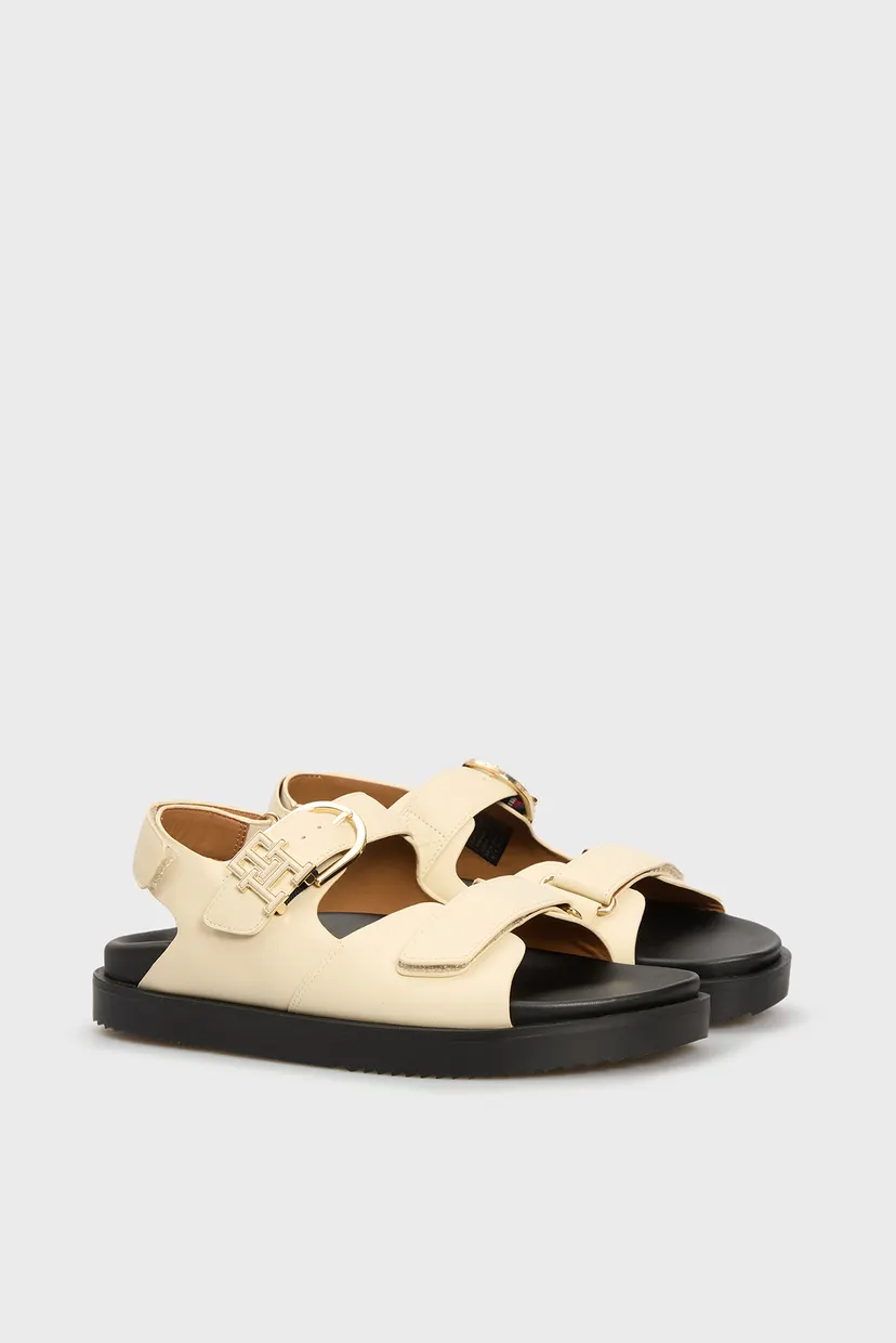 Жіночі бежеві шкіряні сандалі LEATHER SPORTY SANDAL 3