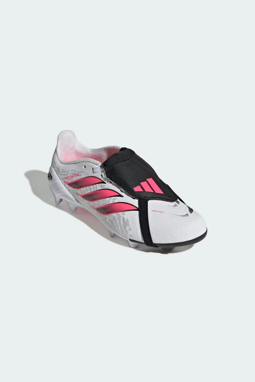 Дитячі білі бутси PREDATOR LEAGUE Fold-Over Tongue Firm Ground Football Kids 3