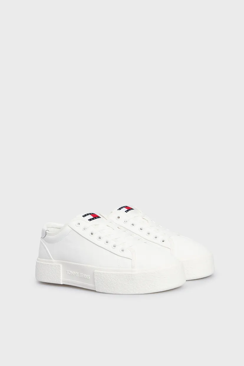 Жіночі білі кеди TJW FOXING FLATFORM 3