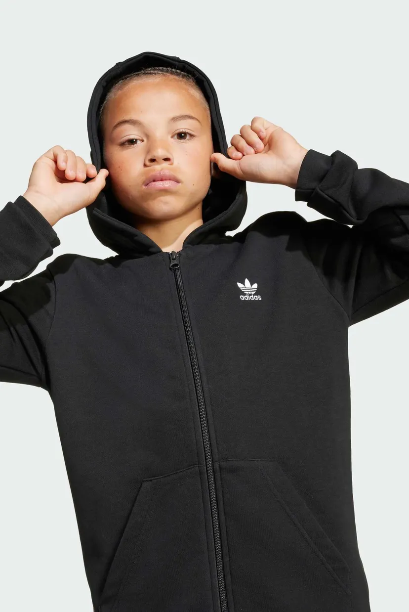 Дитяче чорне худі Full-Zip Kids 5