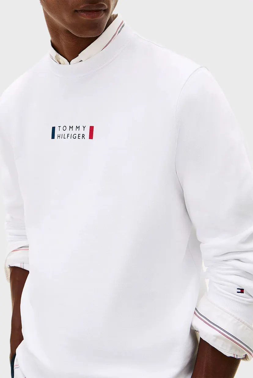 Мужской белый свитшот BRAND LOVE SWEATSHIRT 4