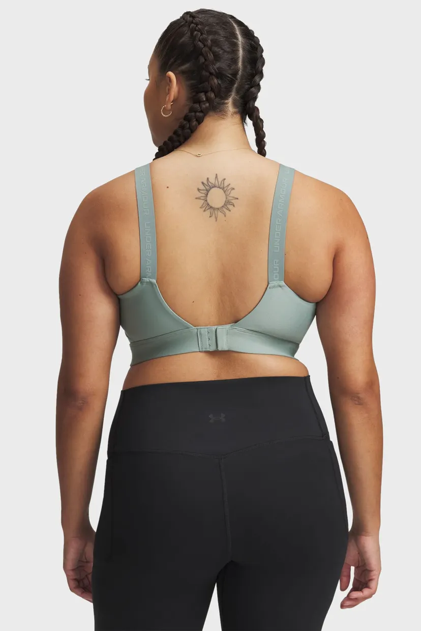 Женский мятный топ UA Infinity High 2.0 Bra 9