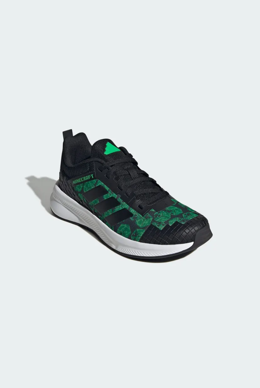 Детские черные кроссовки ADIDAS MINECRAFT FORTARUN 4.0 JUNIOR 4