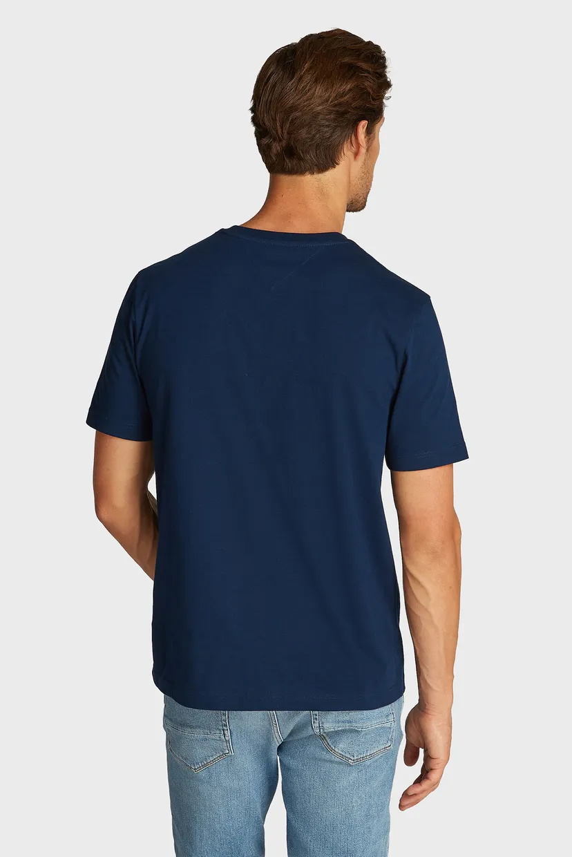 Мужская темно-синяя футболка MONOTYPE PRINTED LABEL TEE 3