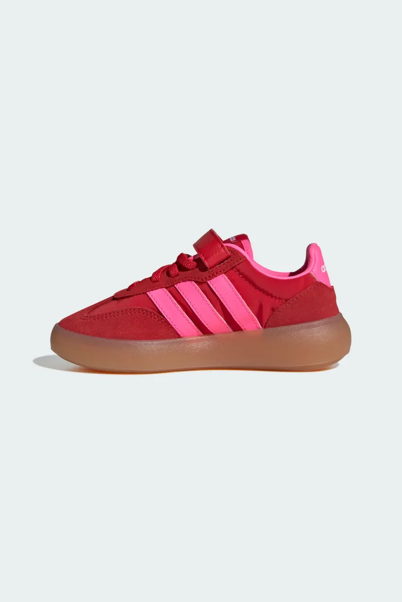 Детские красные замшевые сникерсы Barreda Decode Kids 6