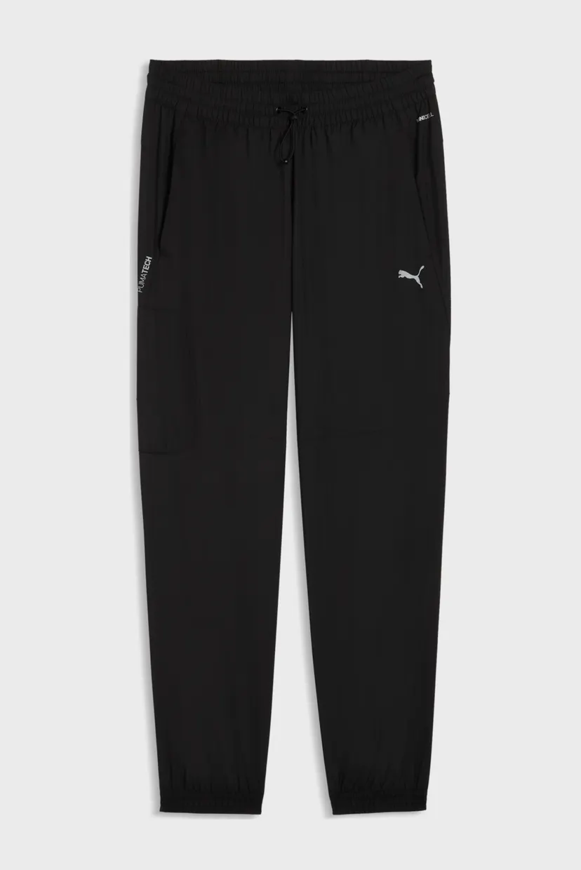 Мужские черные спортивные брюки PUMATECH Woven Cargo Pants Men 5