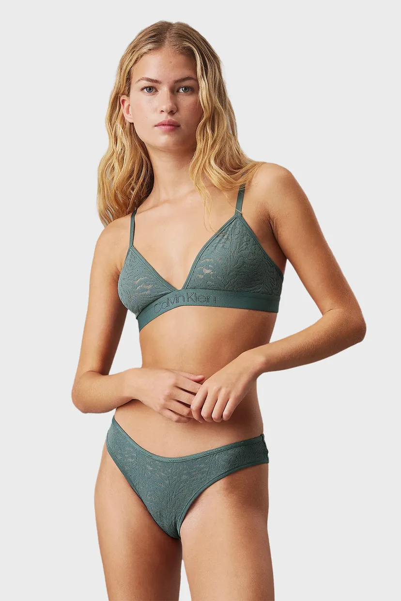 Женский синий бюстгальтер UNLINED TRIANGLE 4