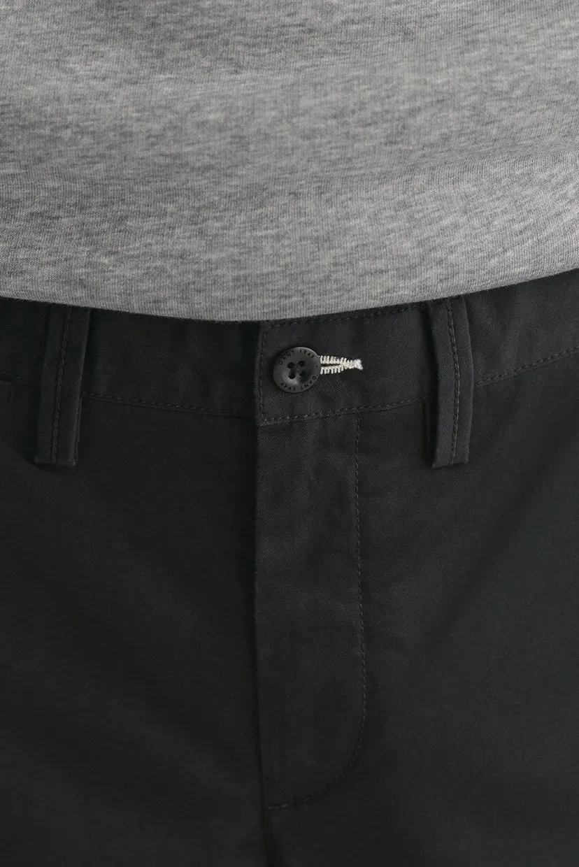 Мужские черные чиносы SLIM TWILL CHINOS 6
