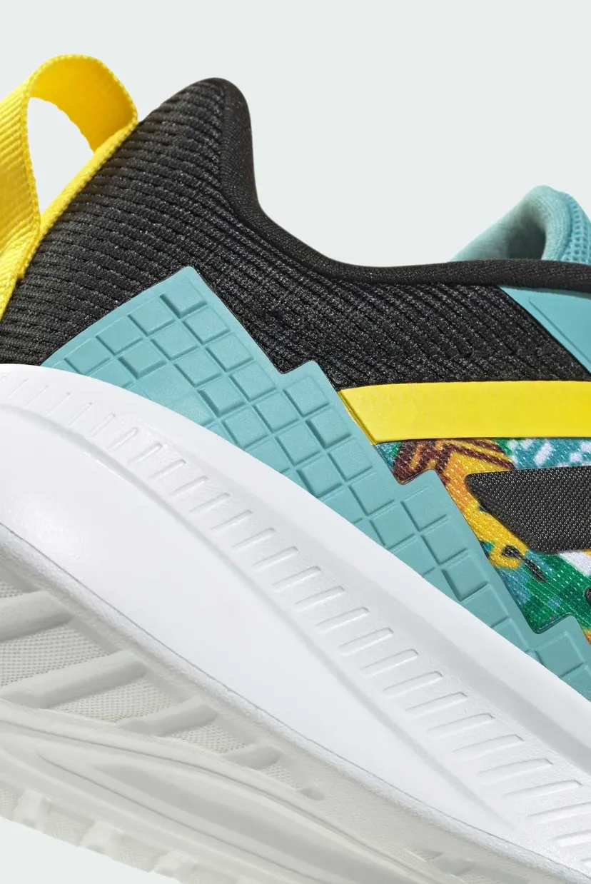 Детские бирюзовые кроссовки  ADIDAS MINECRAFT FORTARUN 4.0 CHILDREN 9