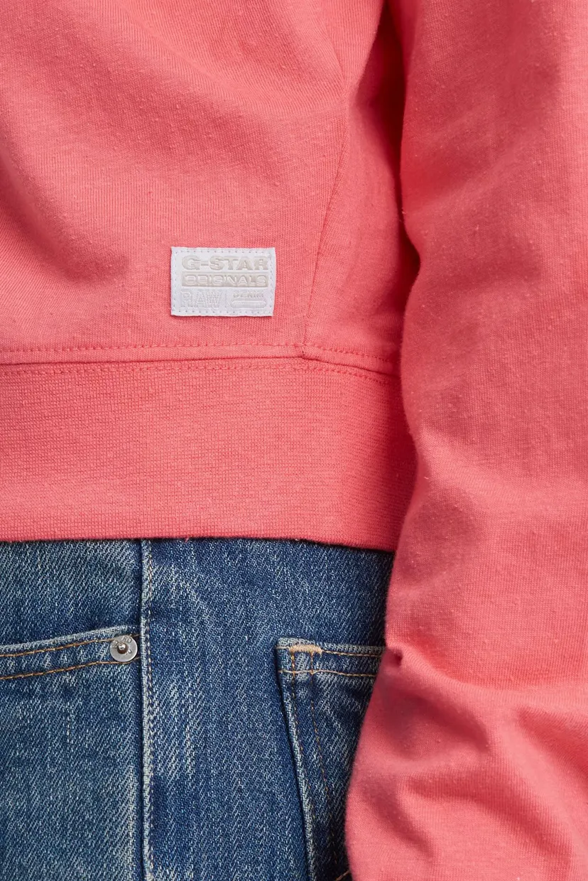 Жіночий рожевий світшот Constructed loose mock 4