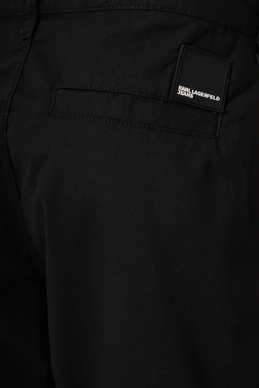 Чоловічі чорні шорти relaxed chino short 3