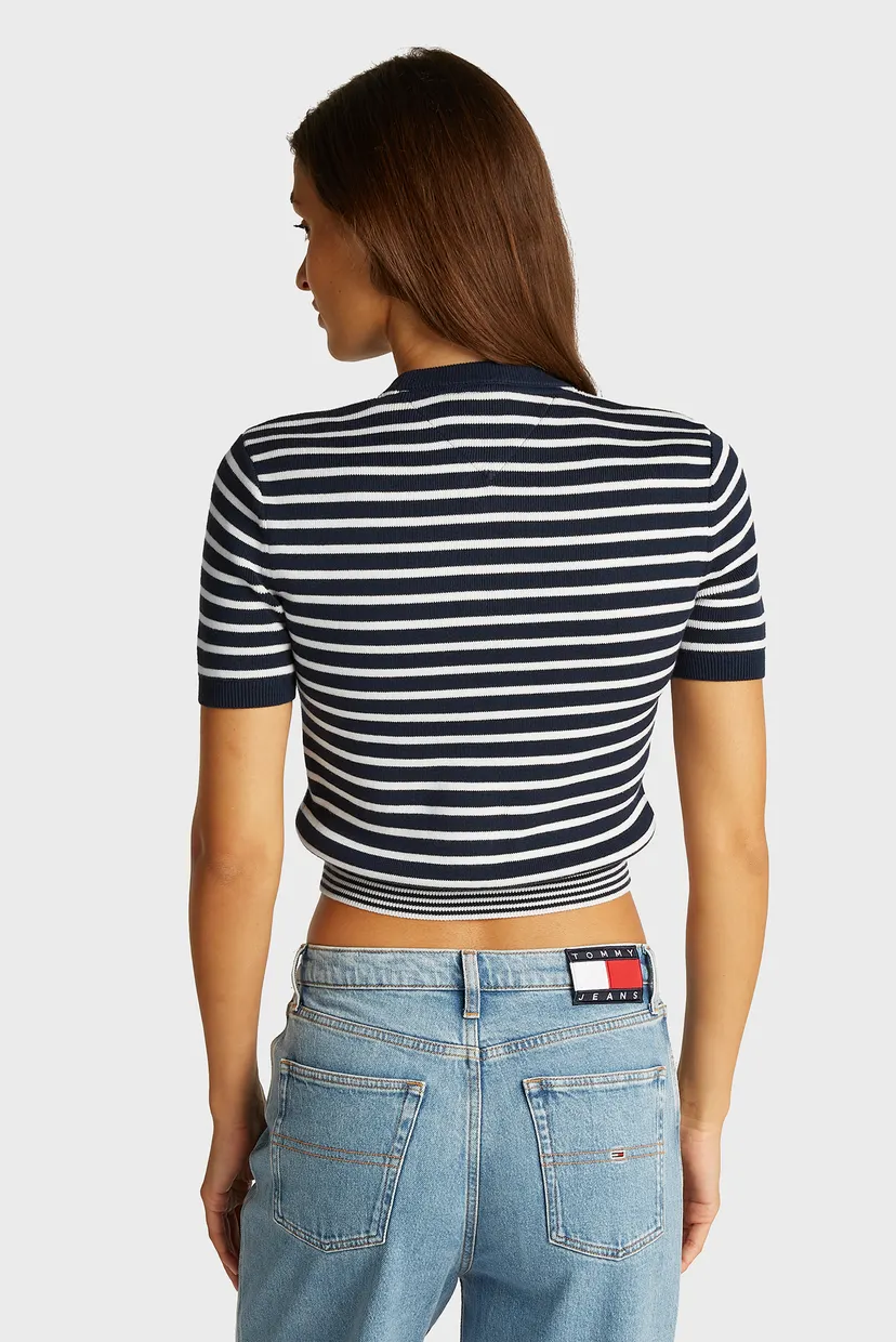Женский джемпер в полоску TJW ESSENTIAL SS SWEATER 3