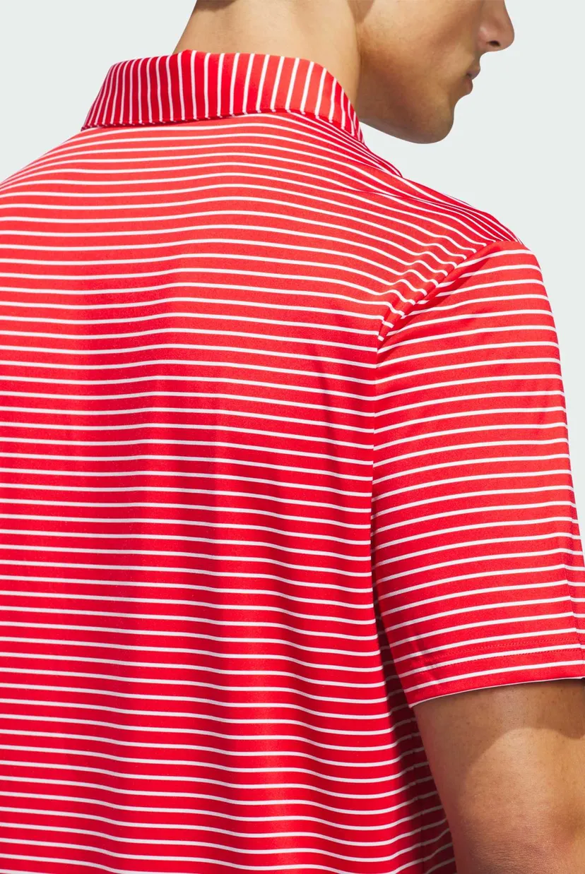 Чоловіче червоне поло у смужку PERFORMANCE TWO-COLOR STRIPE 5
