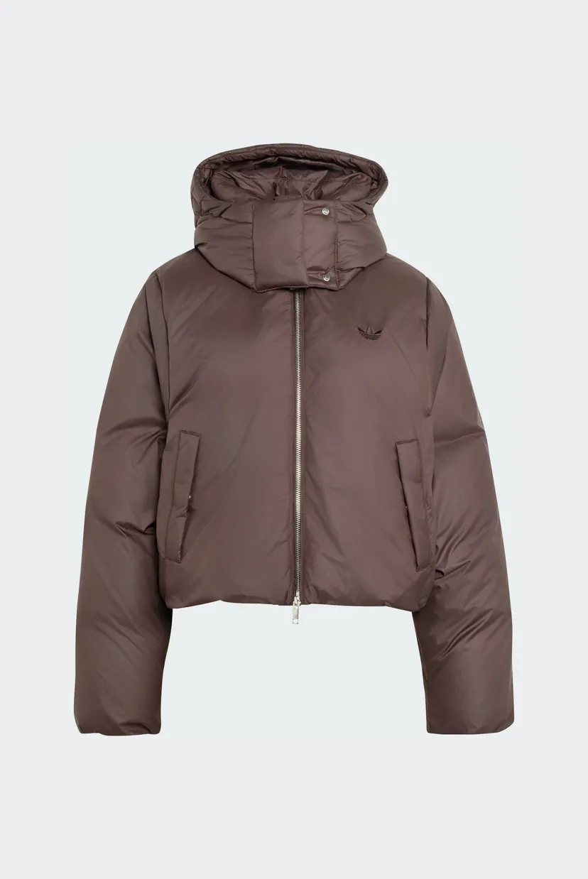 Женская коричневая куртка ESS DOWN HOODED 6