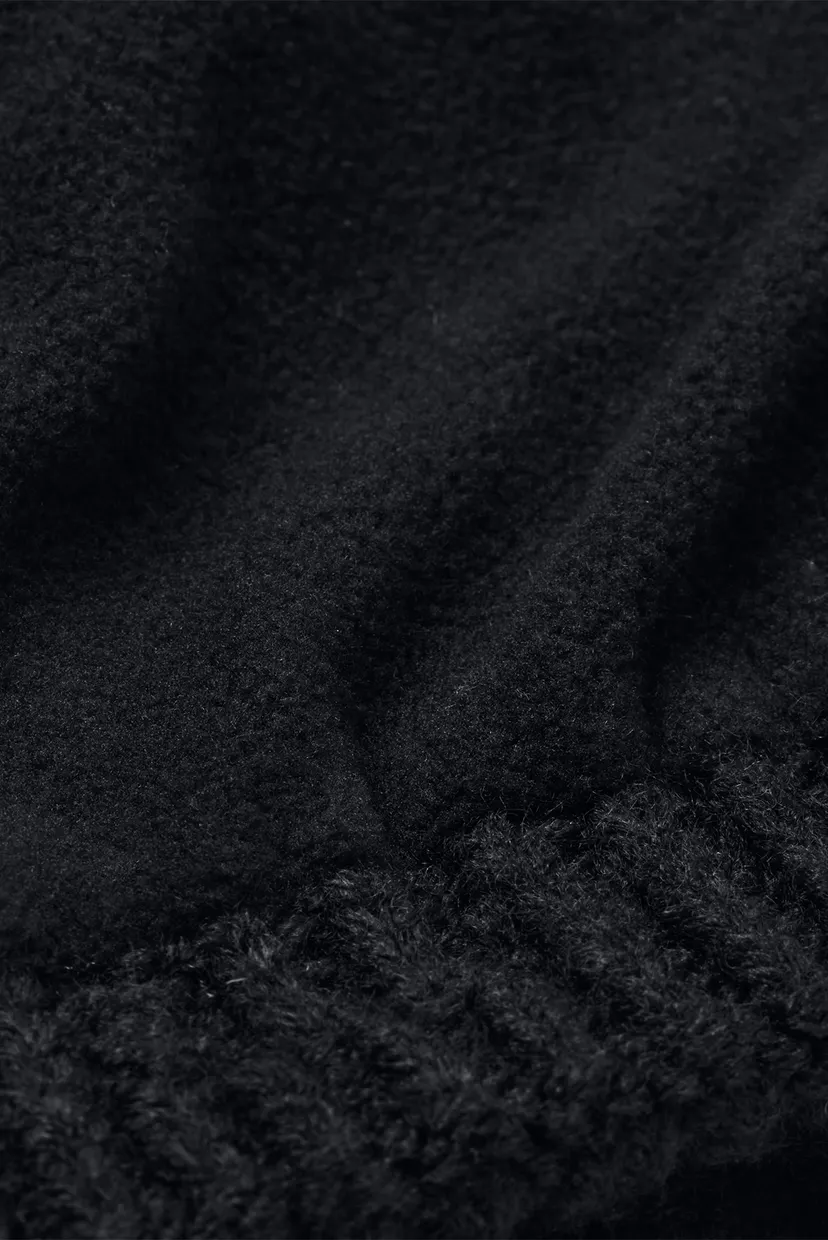 Жіноча чорна шапка W Halftime Cable Knit Beanie 3