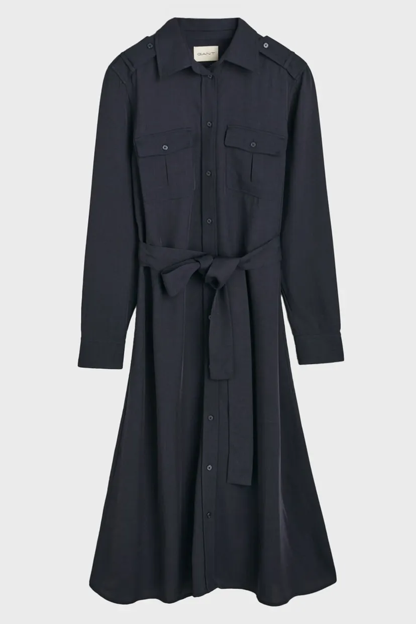 Женское темно-синее платье REG POCKET  DRESS 8