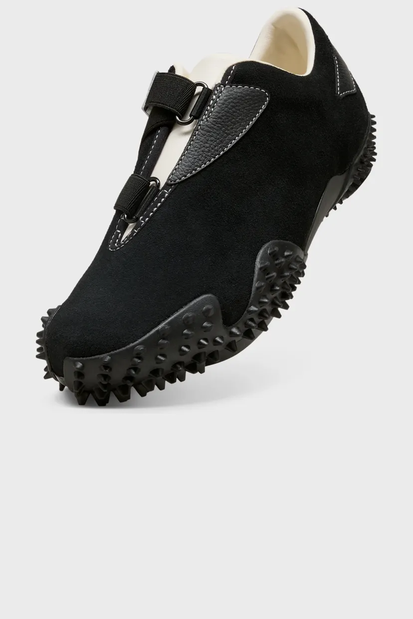 Черные кожаные кроссовки Mostro Icons Sneakers Unisex 6