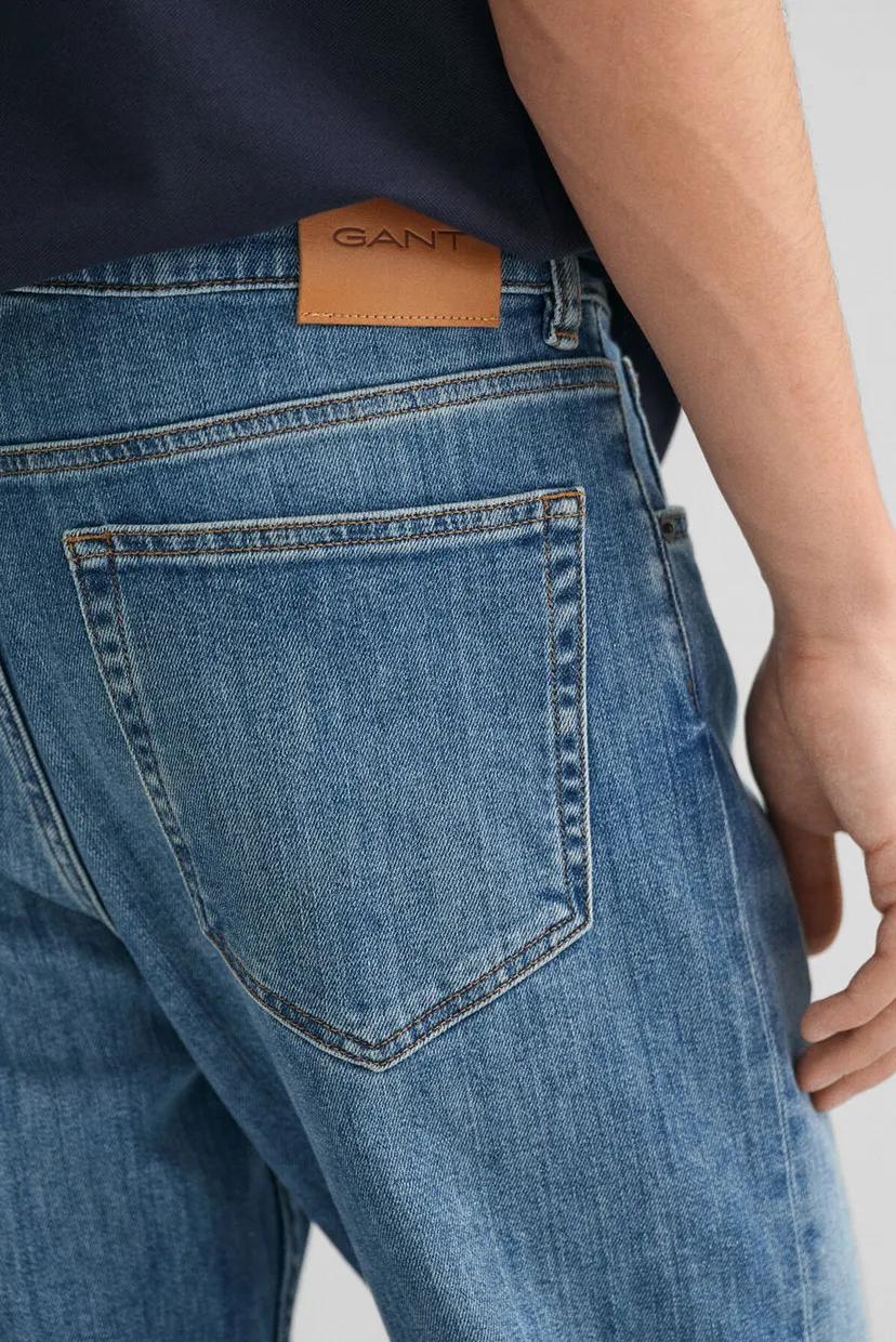 Мужские синие джинсы REGULAR GANT JEANS 7