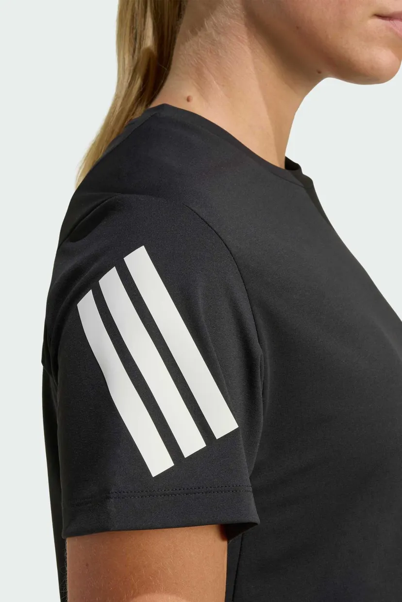 Жіноча чорна футболка adi365 Climacool 5