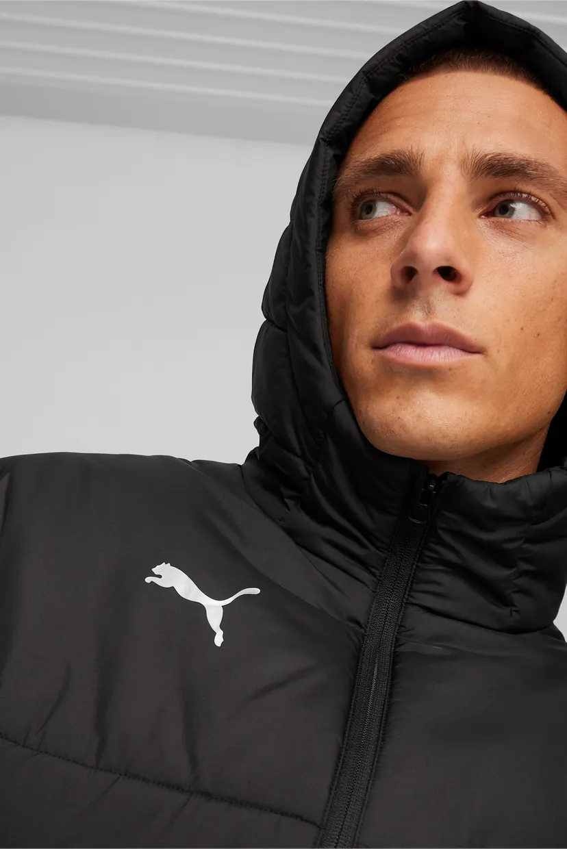 Мужская черная куртка teamFINAL Men's Football Bench 4