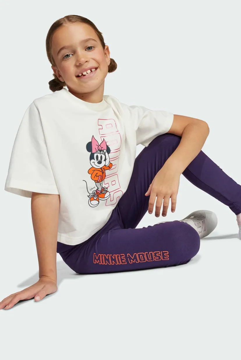 Дитячі фіолетові тайтси adidas Disney Minnie Mouse Kids 5