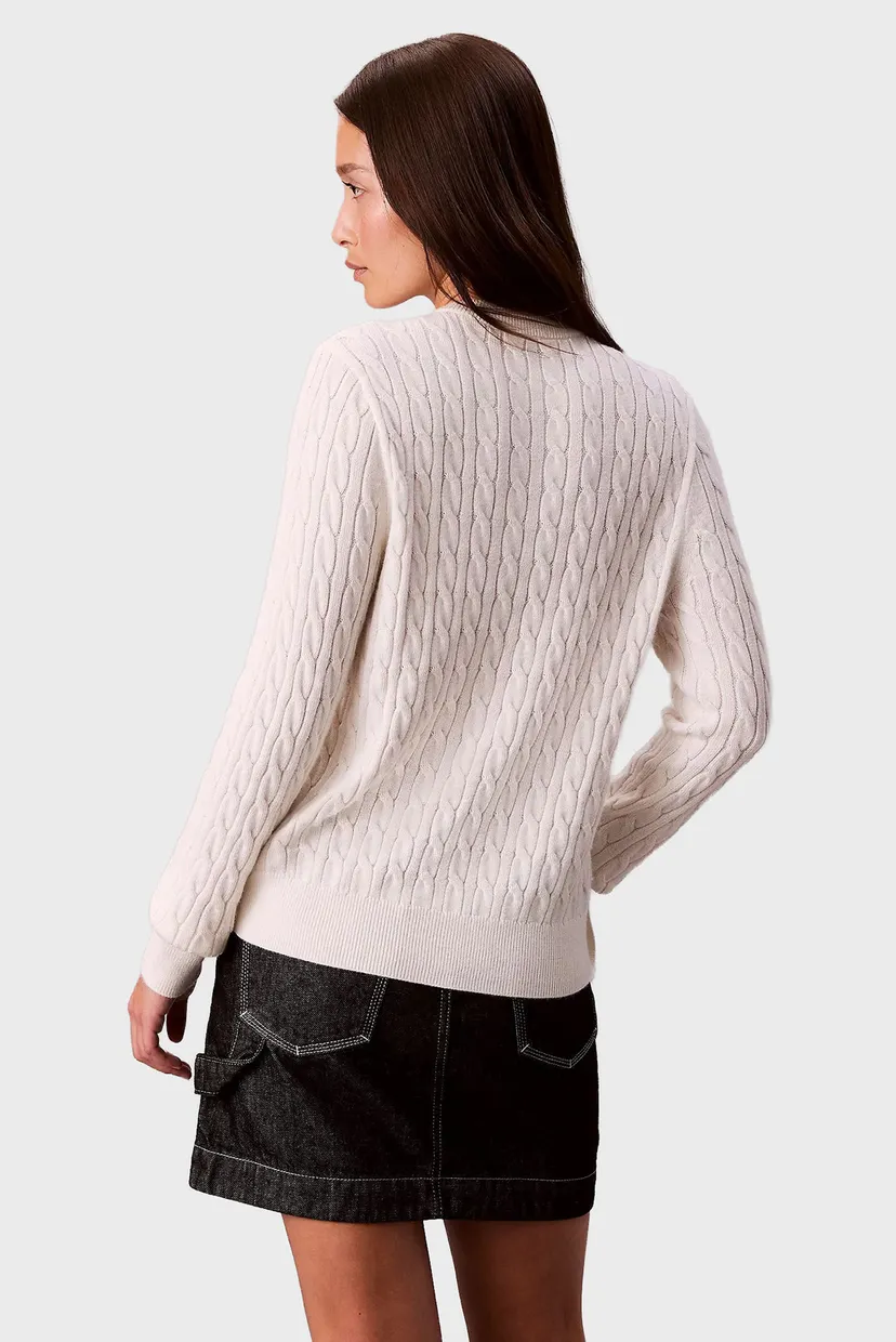 Жіночий білий кардиган CREWNECK 3