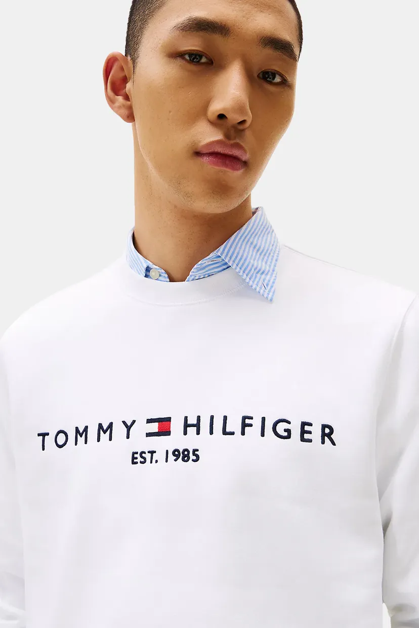 Мужской белый свитшот TOMMY LOGO 4