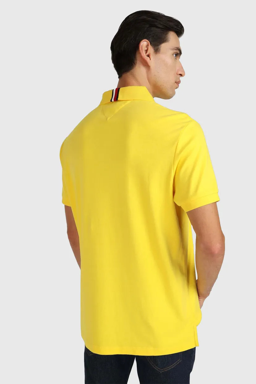 Чоловіче жовте поло SMALL IMD REG POLO 3