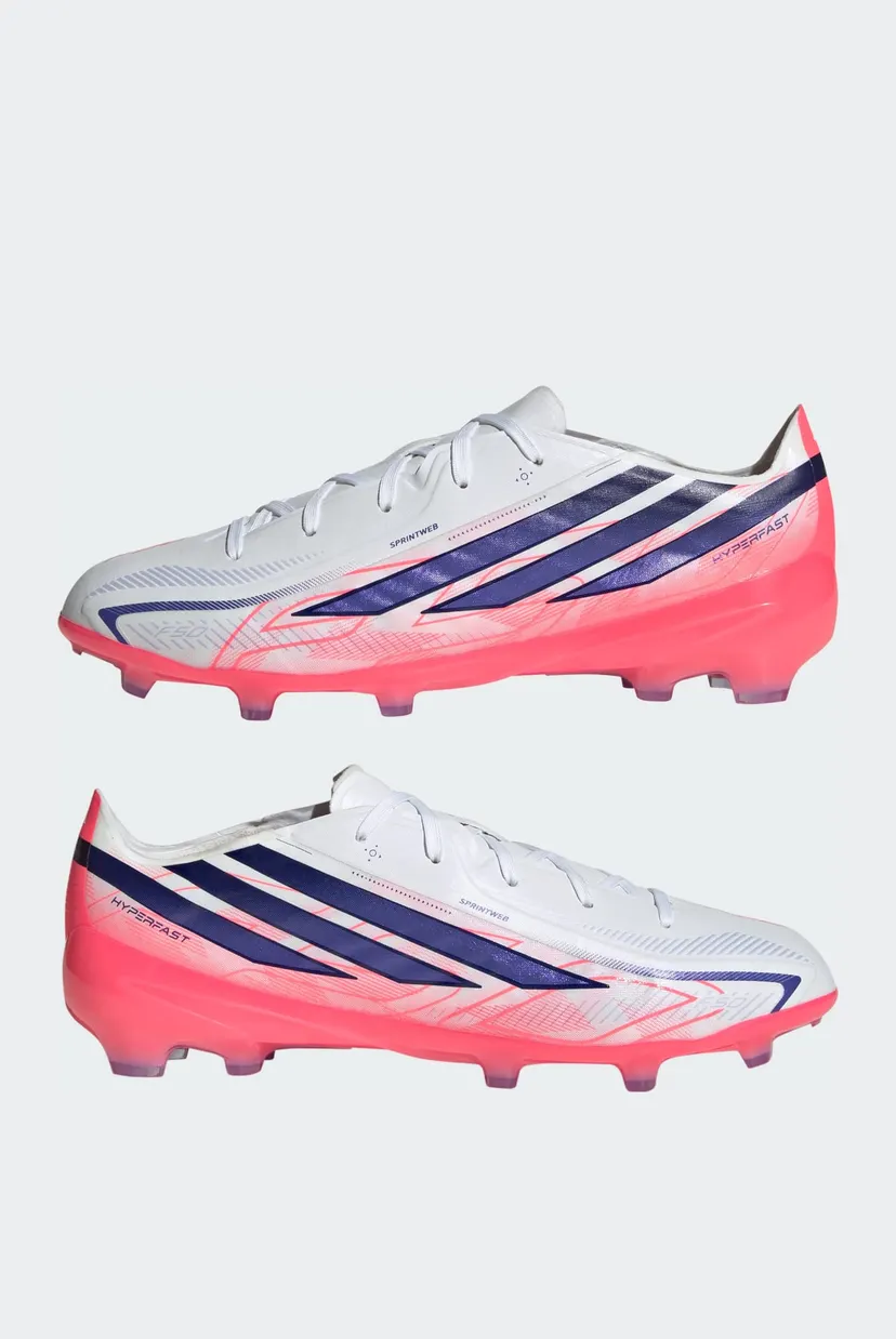 Детские белые бутсы F50 HYPERFAST ELITE Firm Ground Football Kids 7