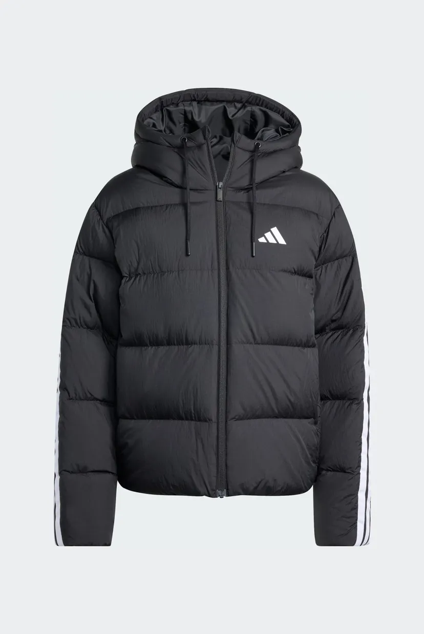 Жіночий чорний пуховик Essentials Climawarm 3-Stripes 6
