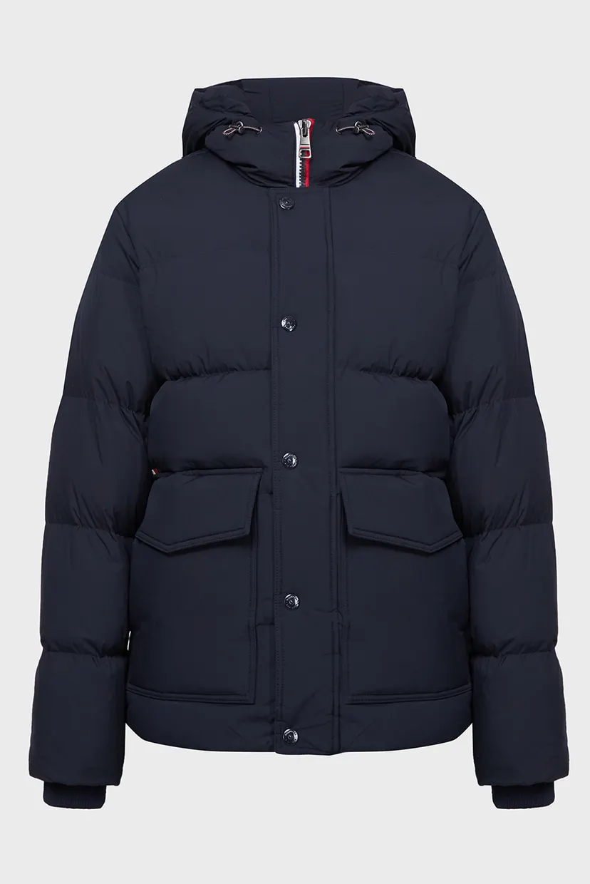 Чоловічий темно-синій пуховик ROCKIE DOWN HOODED JACKET 7