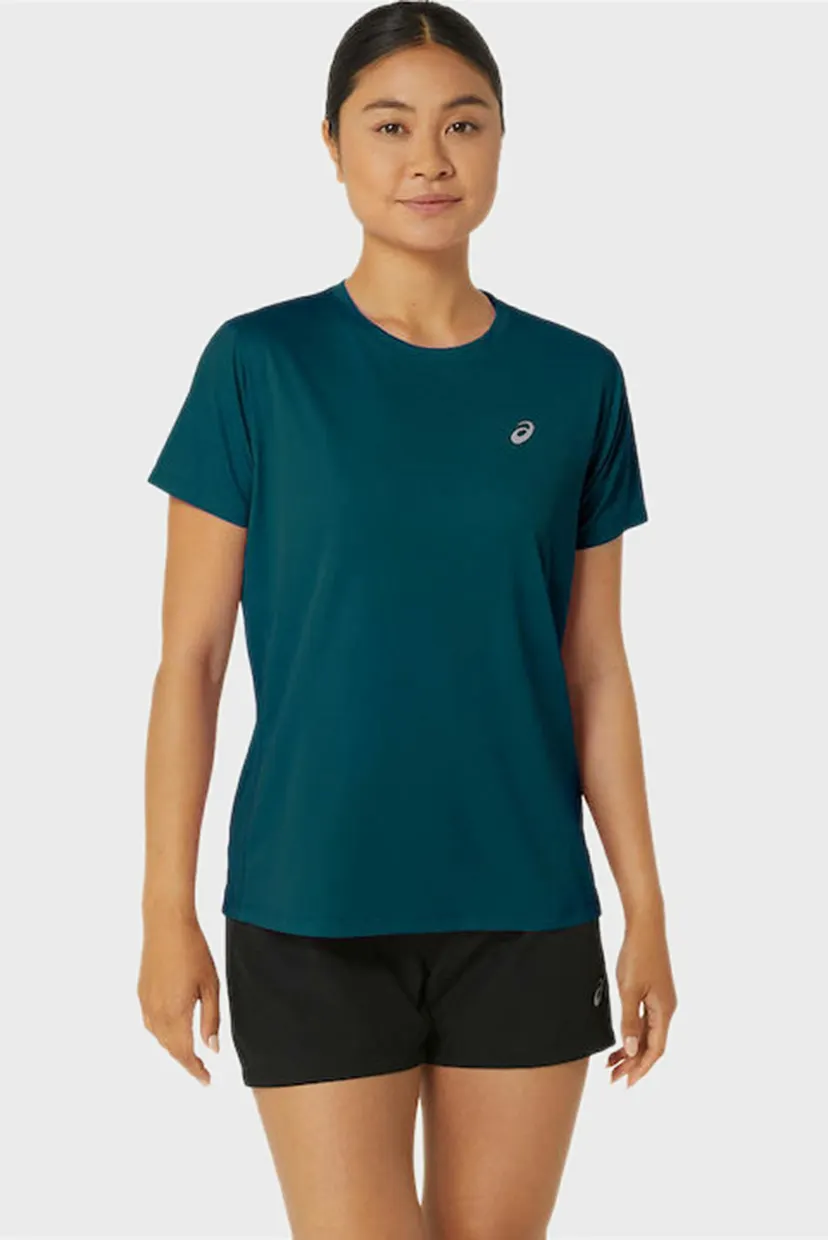 Женская бирюзовая футболка CORE SS TOP Asics 2012C335-309 — MD-Fashion