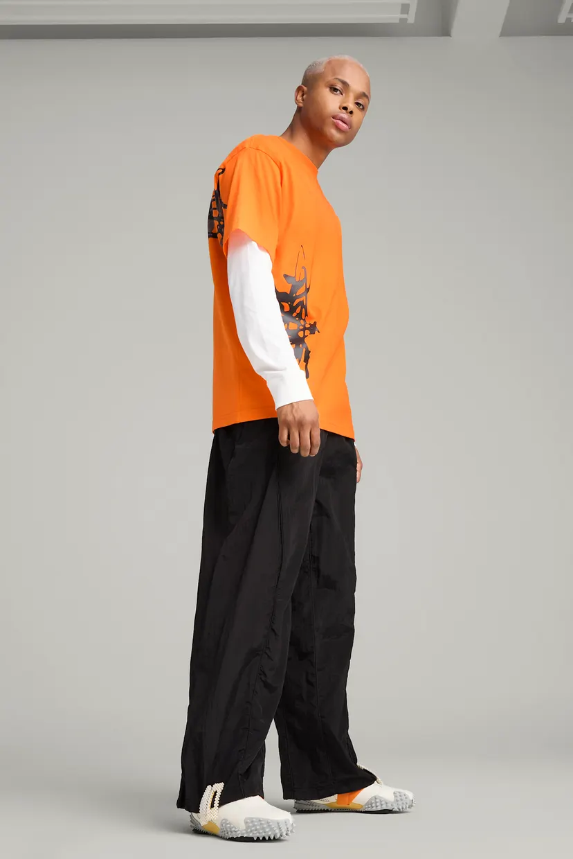 Мужская оранжевая футболка PUMA x NACHO Tee Men PUMA 630988 — MD