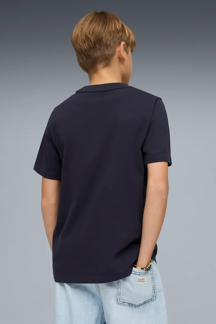Дитяча темно-синя футболка WARDROBE ESS Tee Youth 3