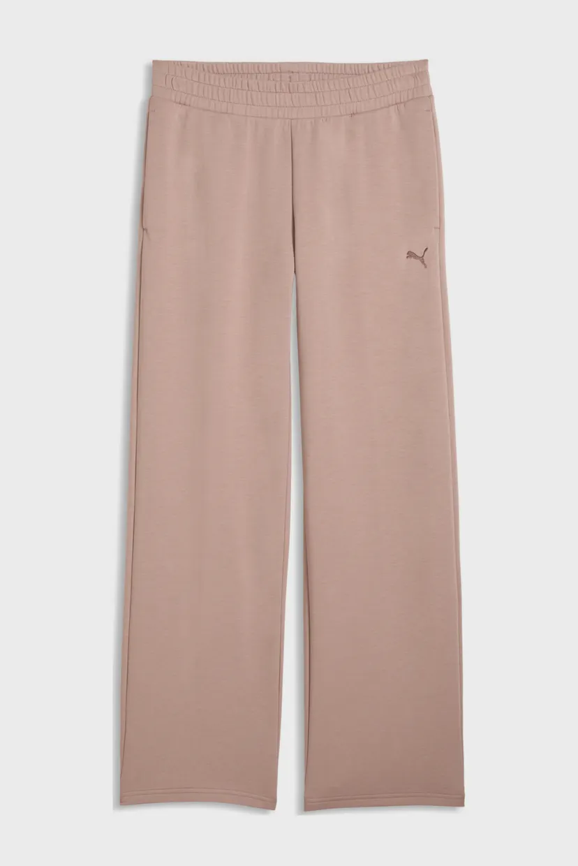 Женские пудровые спортивные брюки Essentials Elevated Straight-Leg Pants Women 4
