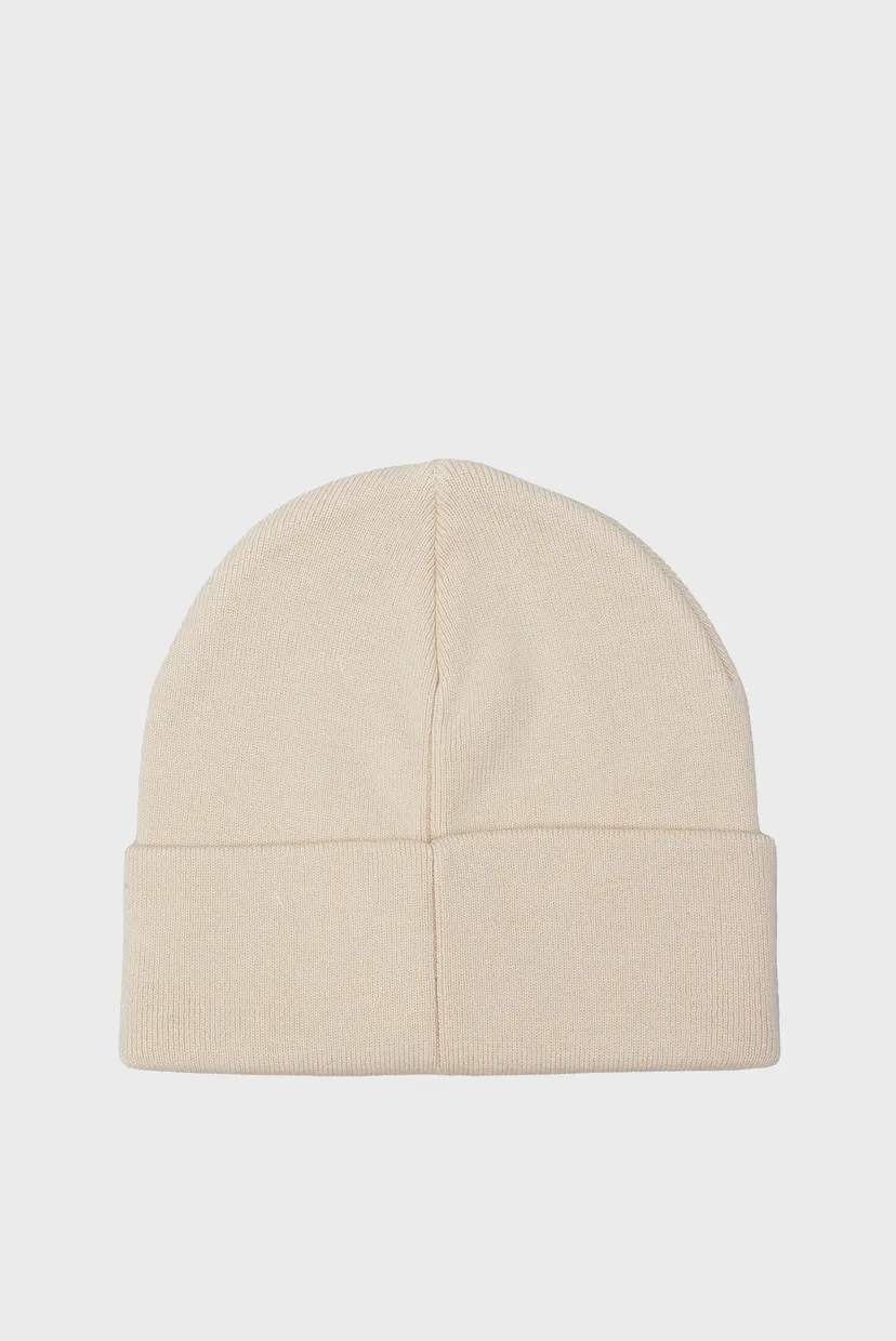 Жіноча бежева шапка INST PATCH BEANIE 3