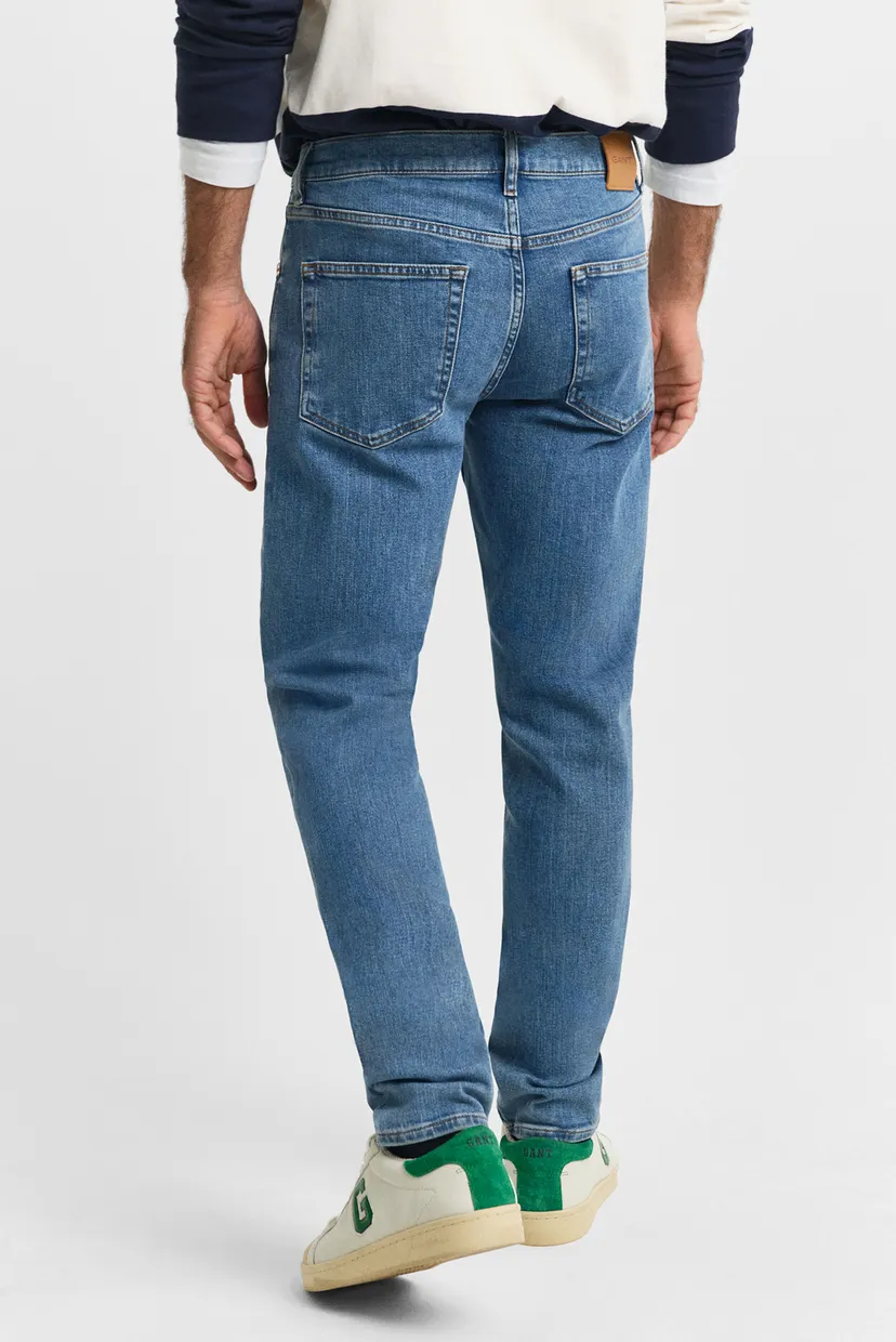Чоловічі сині джинси SLIM CLEAN WASH GANT JEANS 3